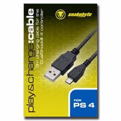 Snakebyte SB908569 câble USB 3 m USB 2.0 Micro-USB A USB A Noir