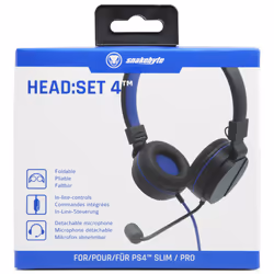 Snakebyte Head:Set 4 Noir, Bleu - Vue supplémentaire 4