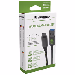 Snakebyte SB916267 câble USB 2 m USB 3.2 Gen 2 (3.1 Gen 2) USB C USB A Noir, Vert