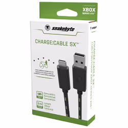 Snakebyte SB916274 câble USB 3 m USB 2.0 USB C USB A Noir, Vert
