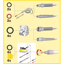 Kärcher 2.640-729.0, - G 4.10 M - K 2.14 - K 2.36 M plus - K 2.36 M T 50 - K 2.91 MD - K 2.91 MD - K 3.150 T200 - K...