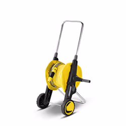 Kärcher 2.645-167.0 enrouleur de tuyau d'arrosoir de jardin Chariot sur roues Manuel Noir, Jaune