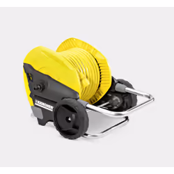 Kärcher 2.645-167.0 enrouleur de tuyau d'arrosoir de jardin Chariot sur roues Manuel Noir, Jaune
