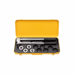 Pour emboîture et le calibrage de tubes métalliques :- tubes en cuivre, ≤ 1,5 mm, ø 8-42 mm- Tubes en aluminium et en acier d ...
