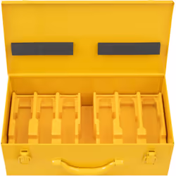 Description générale Boîtier en acier conçu pour le rangement des pinces à sertir, avec un compartiment spécifique pour un co ...