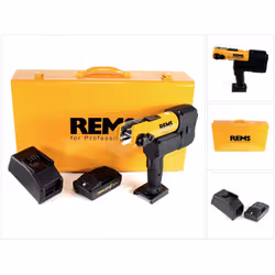Contenu du paquet: - 1x REMS 22V ACC Sertisseuse radiale sur accu avec retour automatique et contrôle de la pression de serti ...