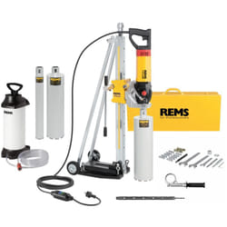 Carotteuse Picus sr 2200 w - Set Titan Rems avec colonne de carottage, réservoir d'eau et 3 couronnes - 183X01 R220