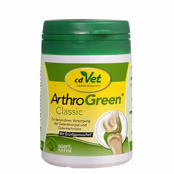 cdVet ArthroGreen Classic, Chat / chien, Poudre, Santé des muscles, Universel, 25 g, 31,6%