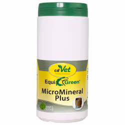 cdVet EquiGreen MicroMineral Plus 1 kg, Cheval, Poudre, Santé des muscles, Adulte, Calcium, Phosphore, Sodium, Pot
