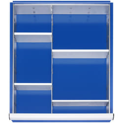Kit de compartimentation RAU pour tiroirs l tiroir h 60-90mm 1 séparation + 4 parois enfichables
