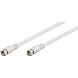 Ednet 84623 câble coaxial RG 59 2,5 m F Blanc