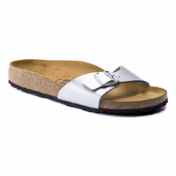 Birkenstock Madrid, Sandales, Femelle, Adulte, Argent, Uniforme, Allemand