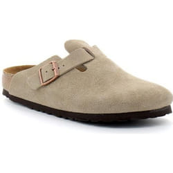Sabots Boston Taupe Femme - BIRKENSTOCK - Boston - Cuir - Beige
