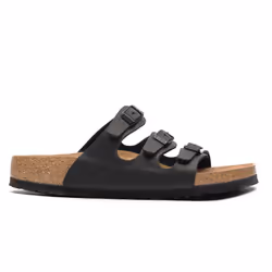 Sandales Florida Etroite Cuir Noir