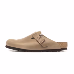 Mules Boston Normal Daim Marron