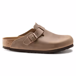Mules Boston Etroite Cuir Beige