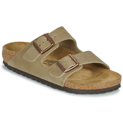 Sandales Arizona Nu Oiled Tabacco Etroite Daim Marron