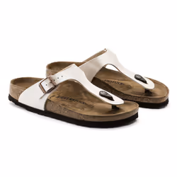 Birkenstock Gizeh Sandales Femelle Blanc