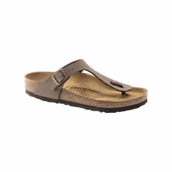 Sandales Gizeh Etroite Cuir Marron