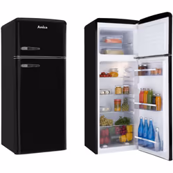 Amica KGC 15634 S, ST, 40 dB, 2,5 kg/24h, E, Noir