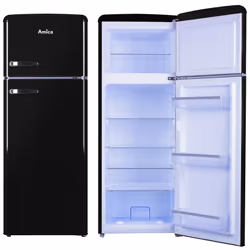 Amica KGC 15634 S réfrigérateur-congélateur Pose libre E Noir