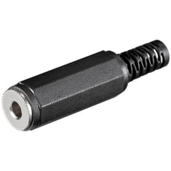 Goobay 11059 connecteur de fils 3.5 mm Noir