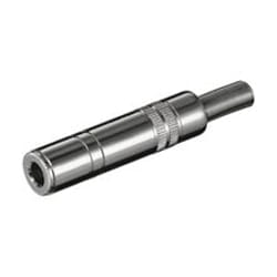 Goobay KS 63 MK connecteur de fils 6.35 mm Acier inoxydable