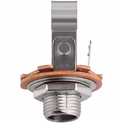 Goobay 11083 connecteur de fils 6.35 mm Métallique, Orange