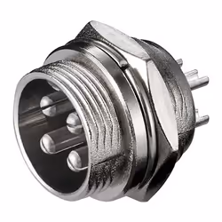Goobay ME 4, XLR M, Acier inoxydable, 1 pièce(s)