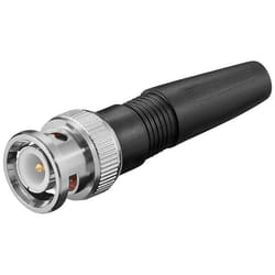 Goobay UG 88/U GPS connecteur de fils BNC Noir, Argent