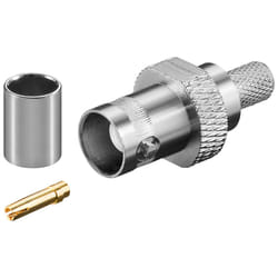 Goobay 11358 connecteur de fils BNC Argent