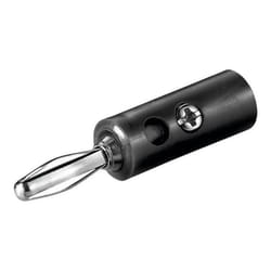 Goobay WE 1370 B connecteur de fils BNC Noir, Argent