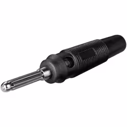 Goobay 11399, Banana, Noir, Mâle, Droit, Plastique, 11 mm