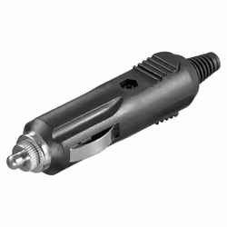 Goobay 11403, Cigarette lighter, Noir, Mâle, Droit, 12 V, 2,5 A