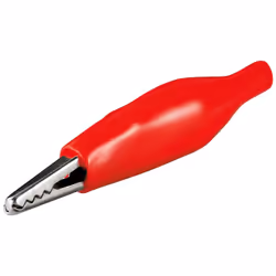 Goobay 11417, Alligator Clip, Rouge, Femelle, Droit, Métal, 50 V
