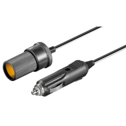 Goobay 11425 composant et câblage électrique de voiture Rallonge électrique Noir