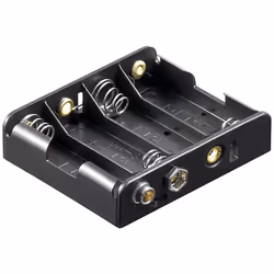 Goobay 11448, AA, Polypropylène (PP), Noir, 1 pièce(s), RoHS, 56,5 mm