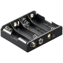 Goobay 11448 supports de batterie et loquet 4 AA