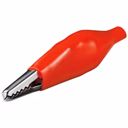 Goobay 11491, Alligator Clip, Rouge, Femelle, Droit, Métal, 50 V