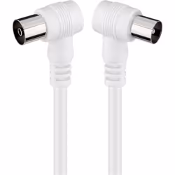 Goobay 11524, 10 m, Coaxial, Coaxial, Blanc