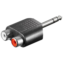 Microconnect AUDANH changeur de genre de câble 6.35mm 2 x RCA