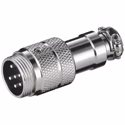 Goobay 11682, DIN 6 pin M, Acier inoxydable, 1 pièce(s)