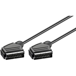 Goobay 11702 Câble SCART 1,5 m SCART (21-pin) Noir