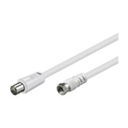 Goobay AKFT 150 1.5m câble coaxial 1,5 m SAT Blanc