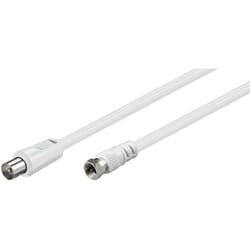 Goobay 11727 câble coaxial 3,5 m IEC Blanc