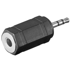Goobay 11897 changeur de genre de câble 2.5 mm 3,5 mm Noir