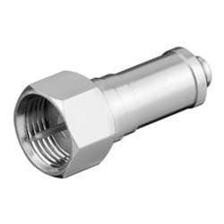 Goobay 11948 connecteur coaxial Type F 10 pièce(s) 75 Ohm