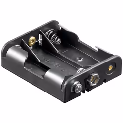 Goobay 11984, AA, Polypropylène (PP), Noir, 1 pièce(s), -20 - 50 °C, 48,2 mm