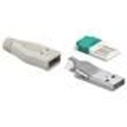 Goobay 12035 connecteur de fils USB Type-A Gris