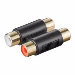 Goobay A 181 G, 2xRCA, 2xRCA, Noir